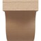 Ekena Millwork 6in. W x 8in. H x 12in. L Del Monte Woodgrain TimberThane Rafter Tail, Primed Tan RFTUR06X08X12DELRCPR - alternate 3